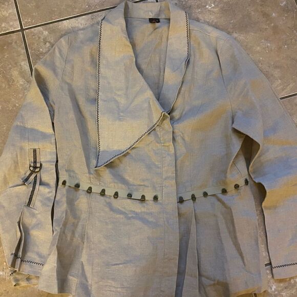 Roni Rabl S Linen Jacket - Picture 1 of 7